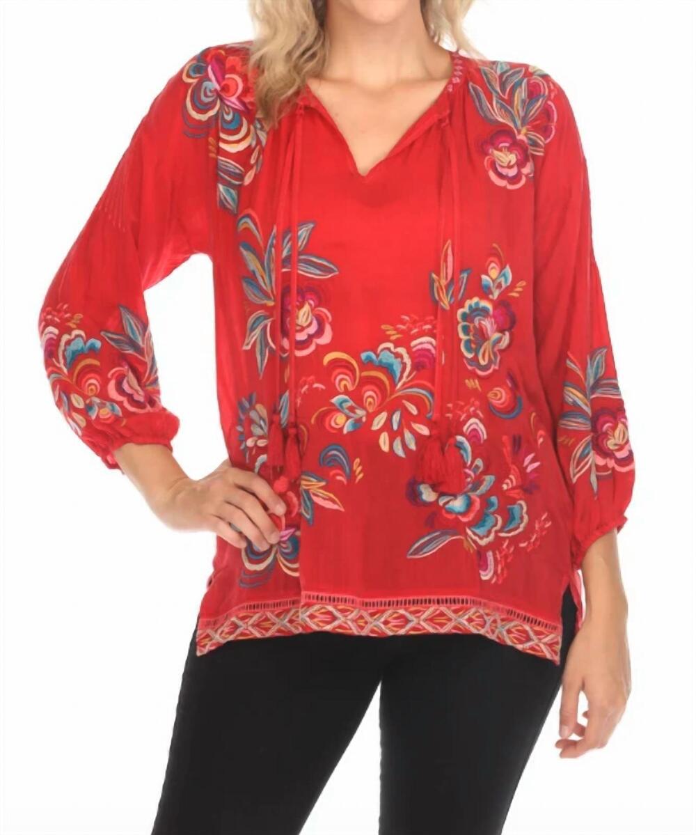 NEW JOHNNY WAS zadonia blouse in nemma